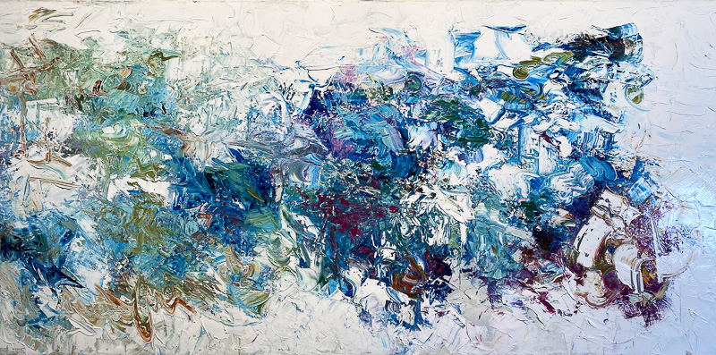 Cold Creek - 36" x 72" Oil on canvas