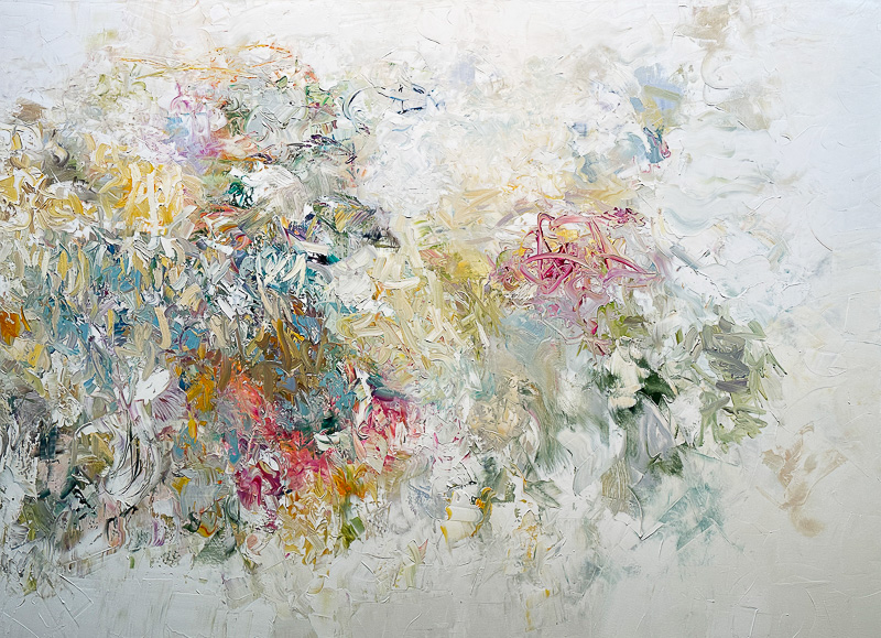 Butterfly Hills - 60" x 84" Oil on canvas