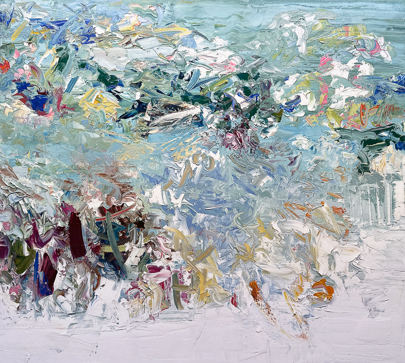 &#128308; Ocean Realms - 60" x 54" Oil on canvas