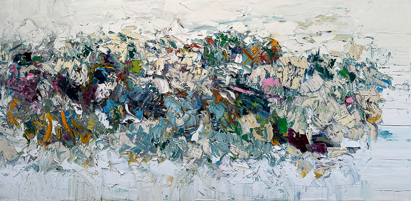 Mountain Song - 36" x 72" Oil on canvas