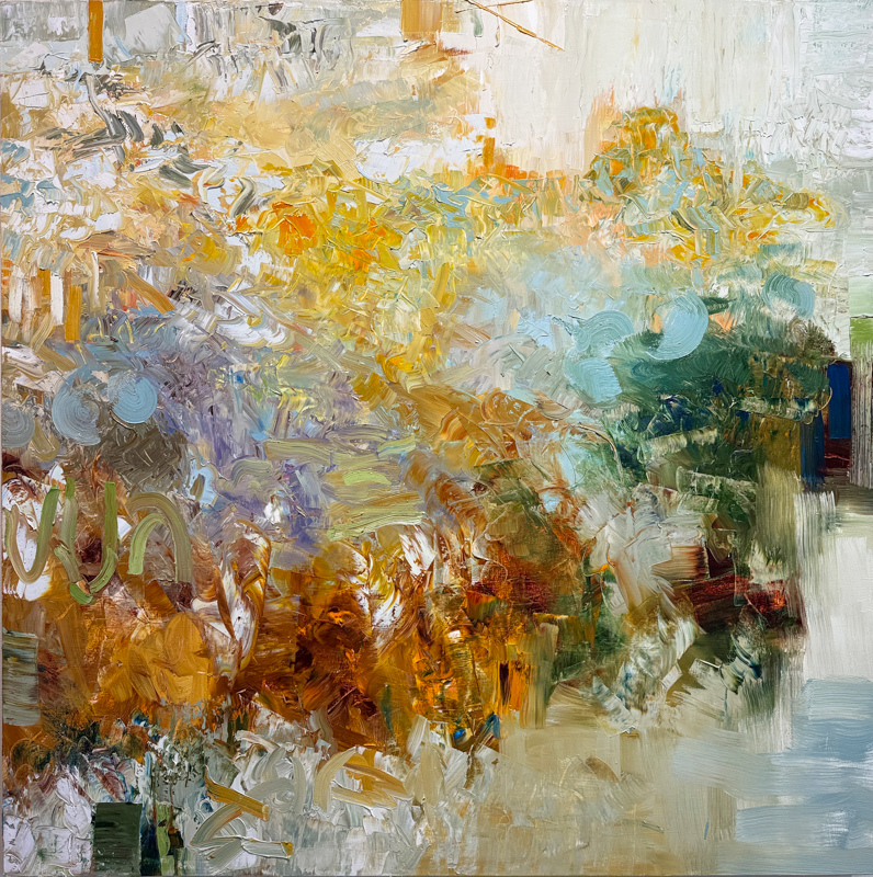 Now is the Season - 65" x 65" Oil on canvas
