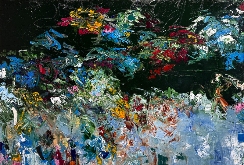 Pomegranate - 48" x 72" Oil on canvas