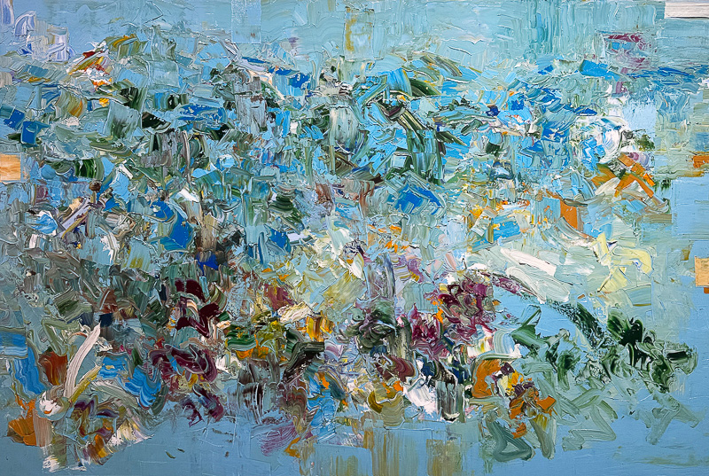 Blue Fandango - 48" x 72" Oil on canvas