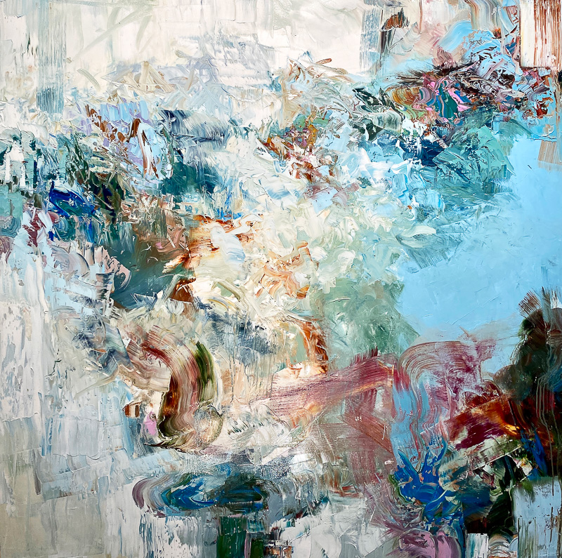 Blue Grove - 60" x 60" Oil on Canvas