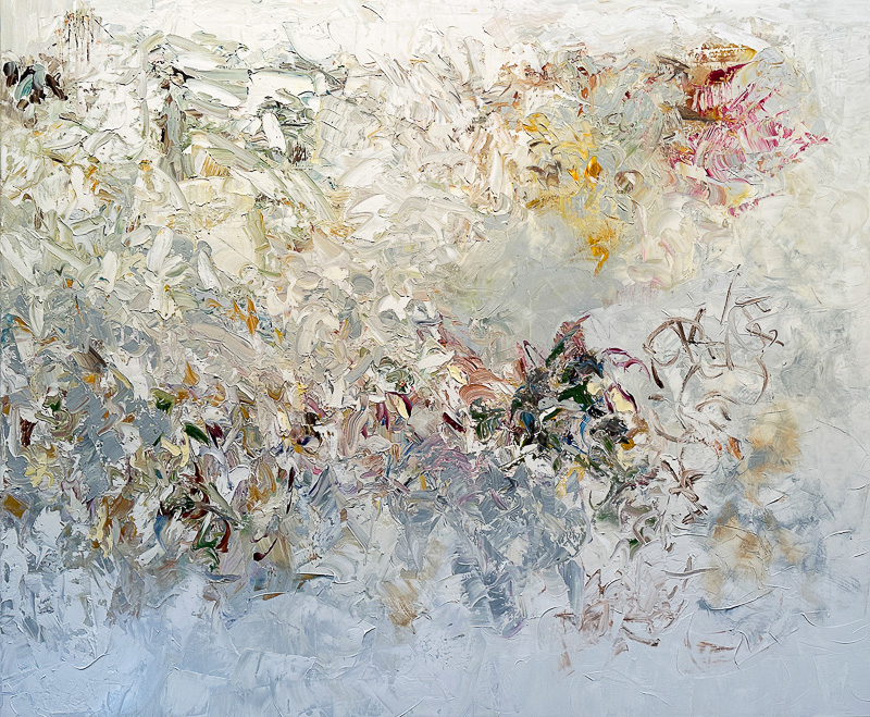 Gentle Steps - 60" x 72" Oil on canvas