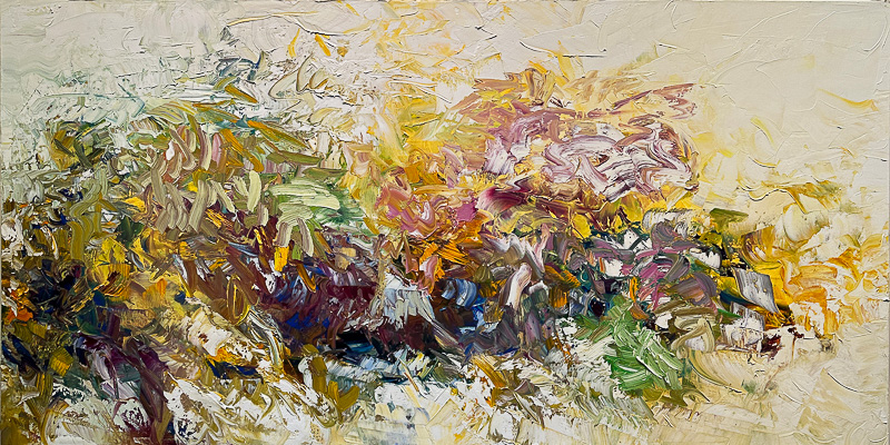 August Sunset - 36" x 72" Oil on canvas