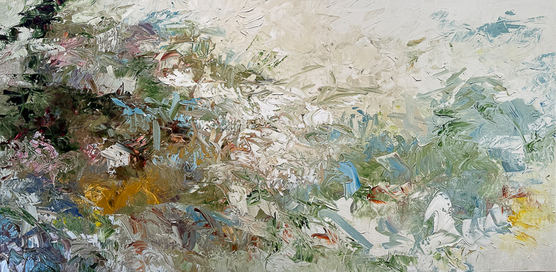 🔴 Brimming in the Thickets - 36" x 72" Oil on canvas