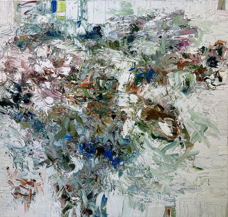 Dream Under the Trees - 55" x 55" Oil on canvas