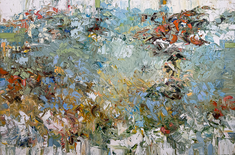 Variations of Blue - 48" x 72" Oil on canvas