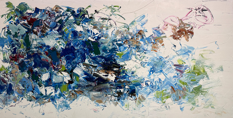 Blue Twilight - 30" x 60" Oil on canvas